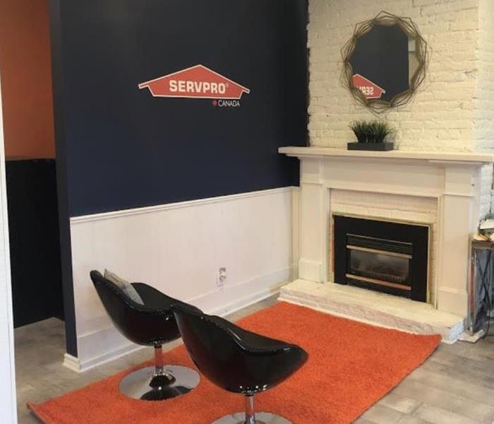 SERVPRO room with chairs