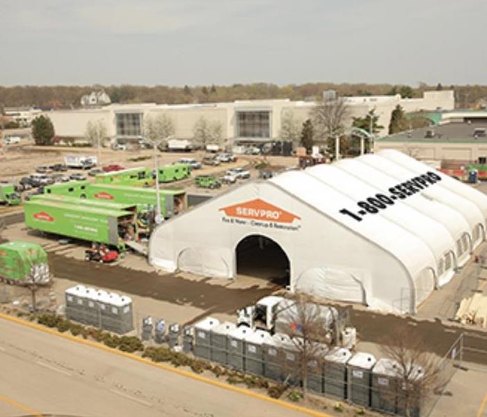 Your local SERVPRO Ajax Team is ready to help! - Image of SERVPRO job site